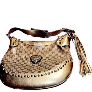 GUCCI Babouska Monogram Hobo shoulder bag